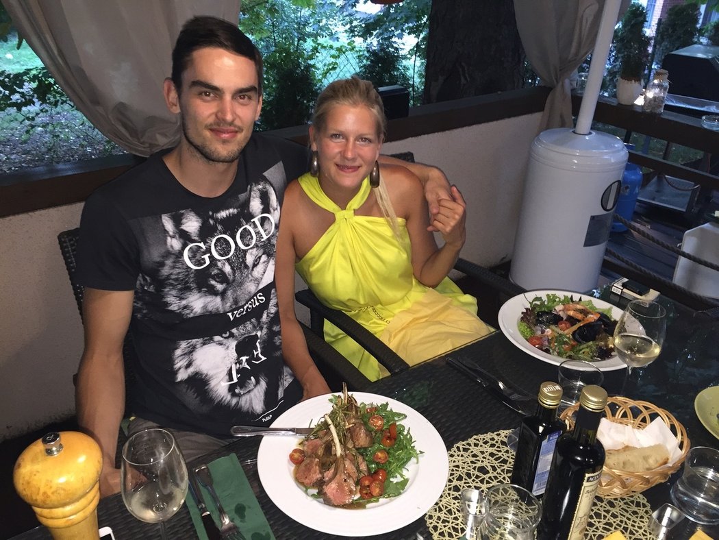 Anna Satoranská se svým manželem Tomášem Satoranským: dobré jídlo je pro oba důležité.