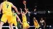 Američtí basketbalisté při porážce v Austrálii