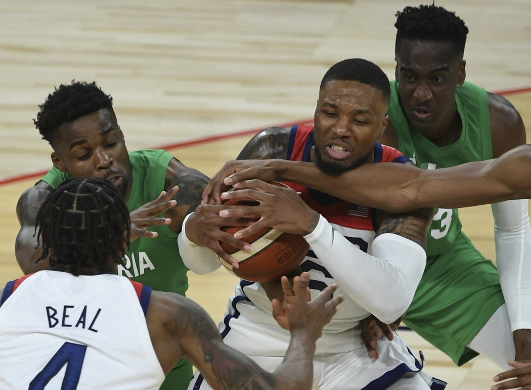 Američtí basketbalisté nestačili překvapivě na Nigérii