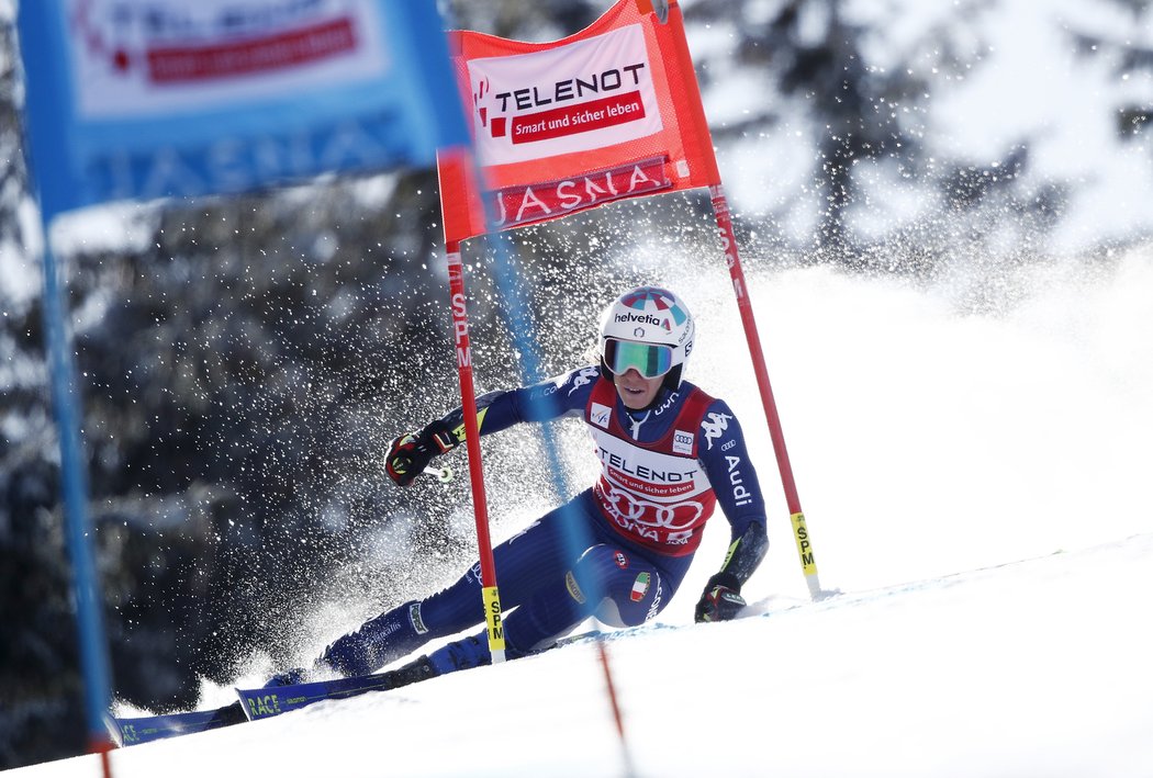 Italská lyžařka Marta Bassinová sbírá úspěchy nejen na sjezdovkách.