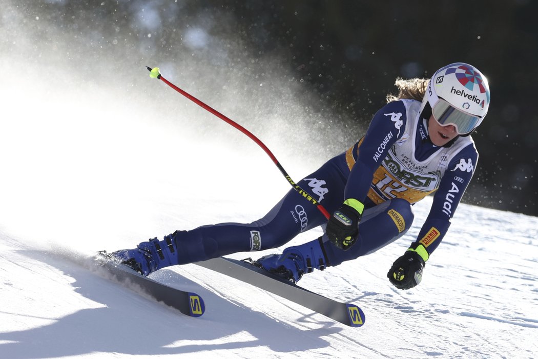 Italská lyžařka Marta Bassinová sbírá úspěchy nejen na sjezdovkách.