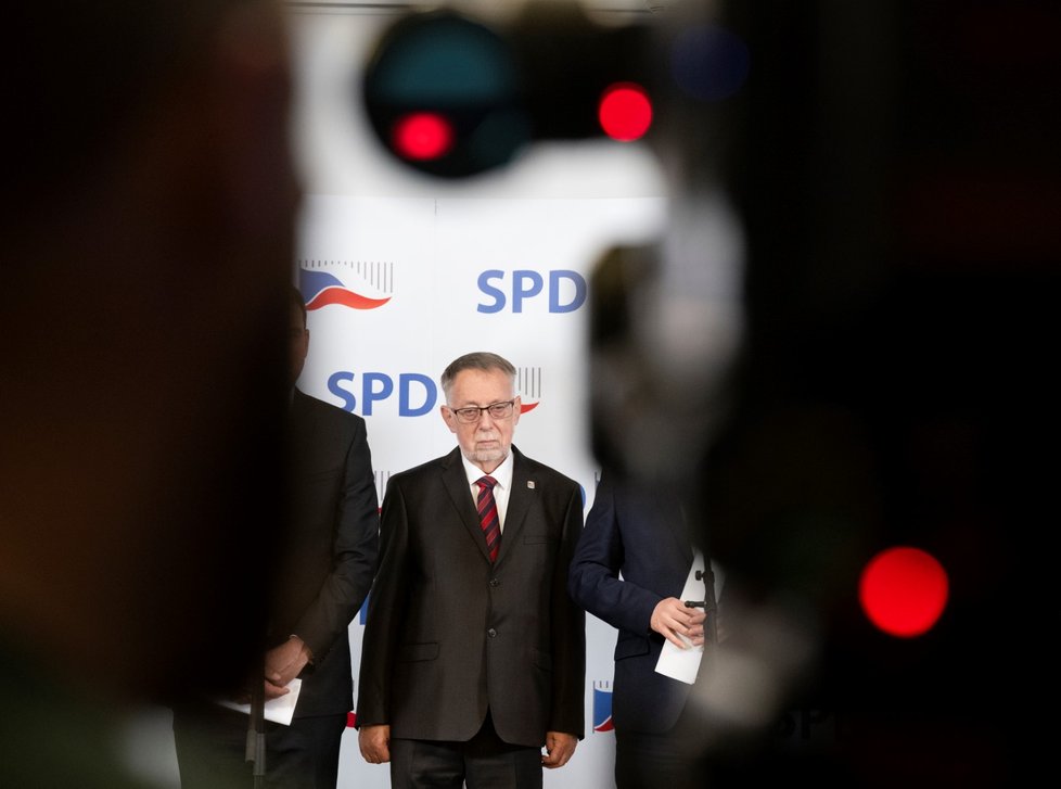 Kandidát za SPD v prezidentských volbách Jaroslav Bašta