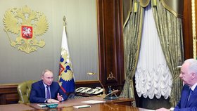 Bastrykin, šéf Vyšetřovacího výboru RF, informoval Putina o vyšetřování Kerčského mostu (9. 10. 2022).