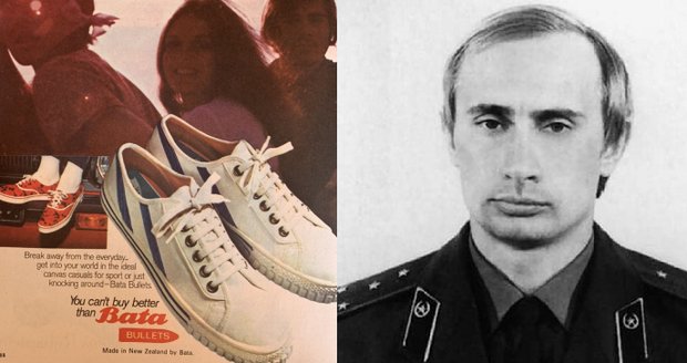 Agent KGB Putin: Vydával se za prodejce bot Baťa na Novém Zélandu