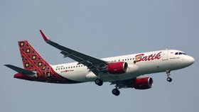 Letadlo společnosti Batik Air. (ilustrační foto)