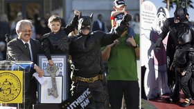 San Francisco má Batmana! Město splnilo sen chlapci (5) se smrtelnou nemocí