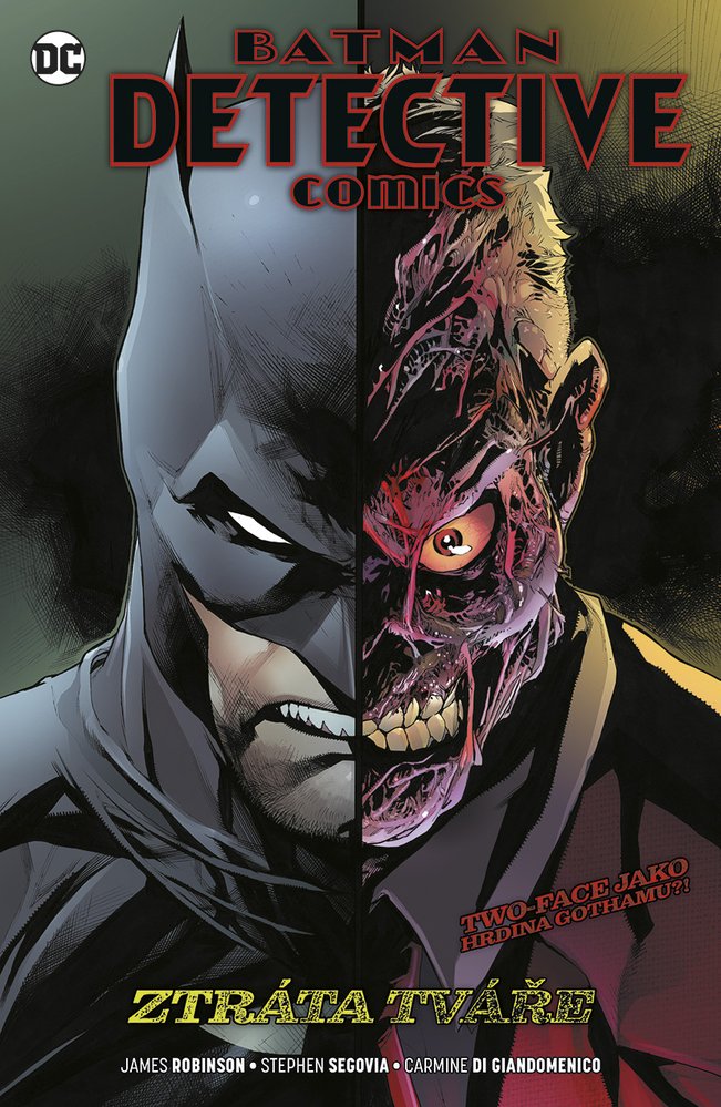 Komiks Batman Detective Comics: Ztráta tváře