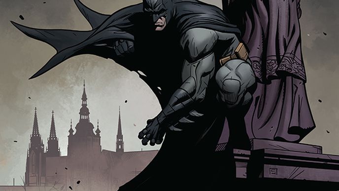 Obálka komiksové antologie Batman: Svět