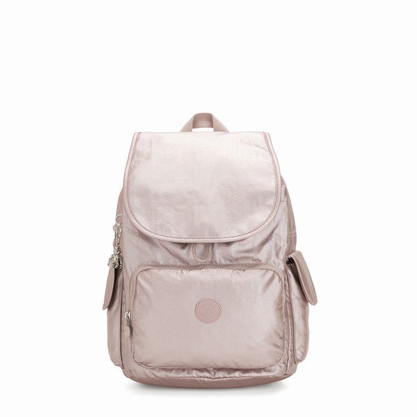 Kipling CITY PACK – METALLIC ROSE, 3090 Kč