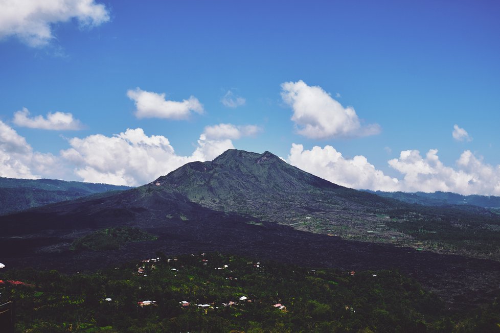 Sopka Batur na Bali