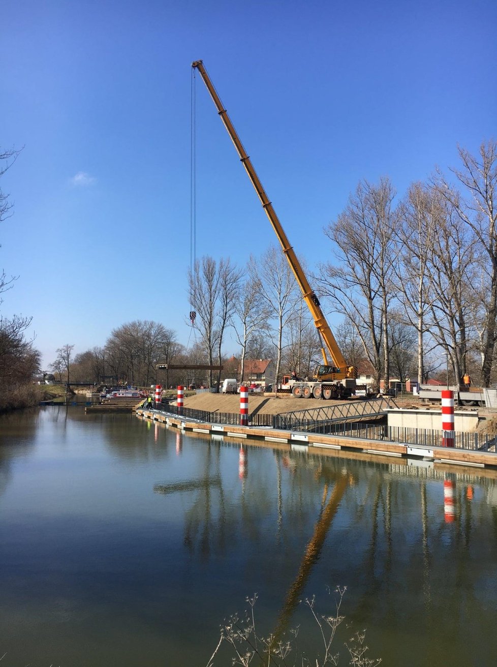 Přístav ve Veselí nad Moravou se rozšiřuje o 46 plavidel.