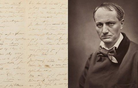 Baudelairův dopis o sebevraždě se vydražil za šest milionů. I když se jen pořezal 