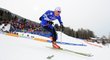 Lukáš Bauer dojíždí na stadion v závodě ve skiatlonu na MS ve Val di Fiemme