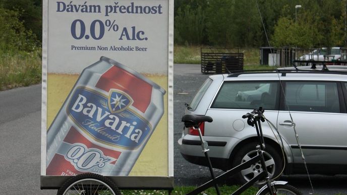 Bavaria, reklama na kole