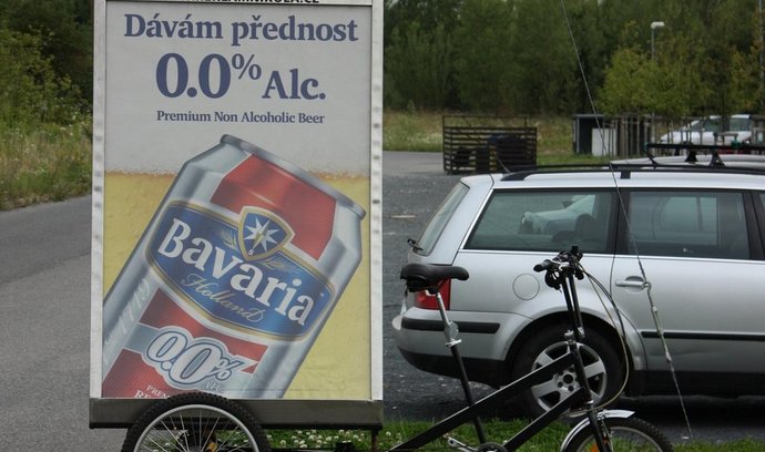 Bavaria, reklama na kole