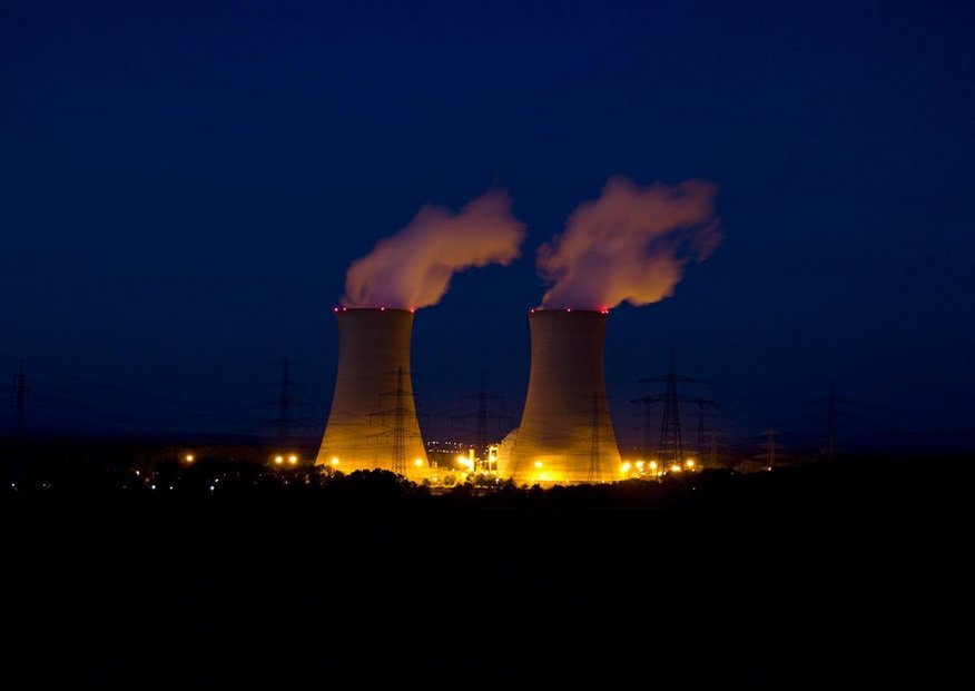 Bavorská jaderná elektrárna Grafenrheinfeld