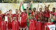 Fotbalisté Bayernu Mnichov slaví zisk německého Superpoháru