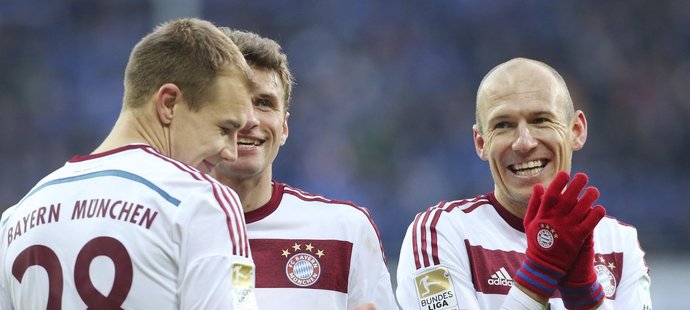 Fotbalisté Bayernu se umí dobře bavit, v zápase i na tréninku