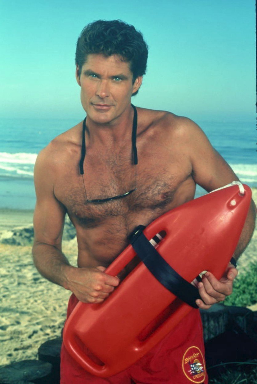 Herec David Hasselhoff dnes, v seriálu hrál Mitche Buchannona