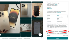 Podvodné inzeráty na internetovém bazaru