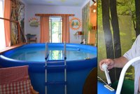 Reportáž z bytu s nafukovacím bazénem: Proč si ho tam majitel pořídil?