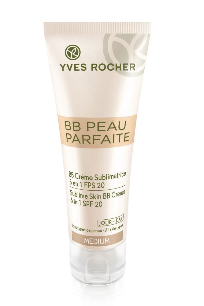 BB krém Yves Rocher pro dokonalou pleť 6v1, 390 Kč (50 ml). Koupíte na www.yvesrocher.cz.