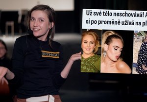 Branky, body, kokoti LIVE: Adele zhubla, šunka pro holky a homosexuální kalkulačka