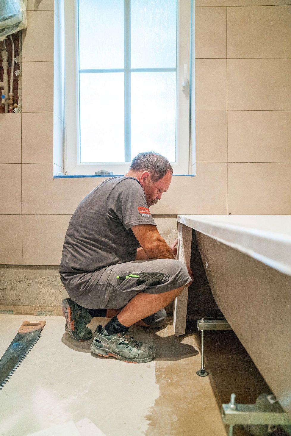 Jak probíhala rekonstrukce koupelny u Petry Nesvačilové?