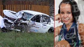 Beata zemřela při sobotní havárii rally vozu u Uherského Brodu