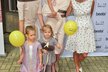 Beáta Rajská ušila šaty pro dvouleté holčičky.