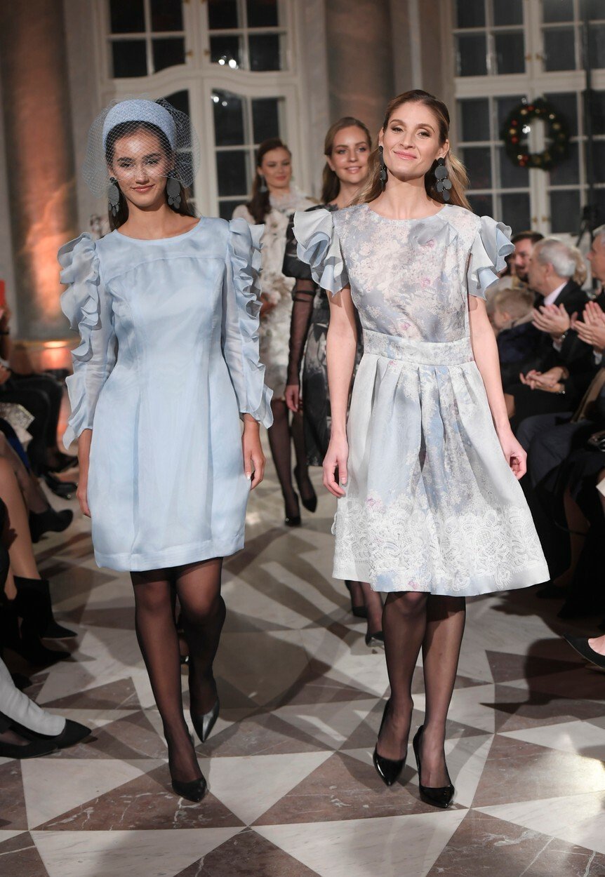 Beata Rajská představila novou kolekci elegantních šatů.