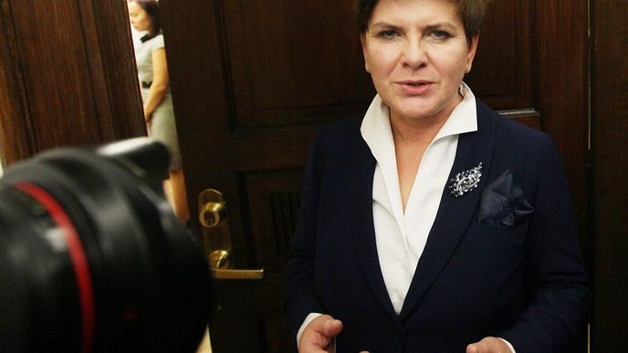 Beata Szydlová a Jaroslaw Kaczynski