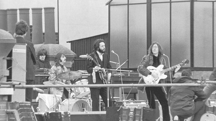 Beatles: Poslední koncert skupiny na střeše v Londýně v roce 1969