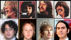 Potomci členů Beatles založí pokračování legendární skupiny. Podobají se svým otcům?