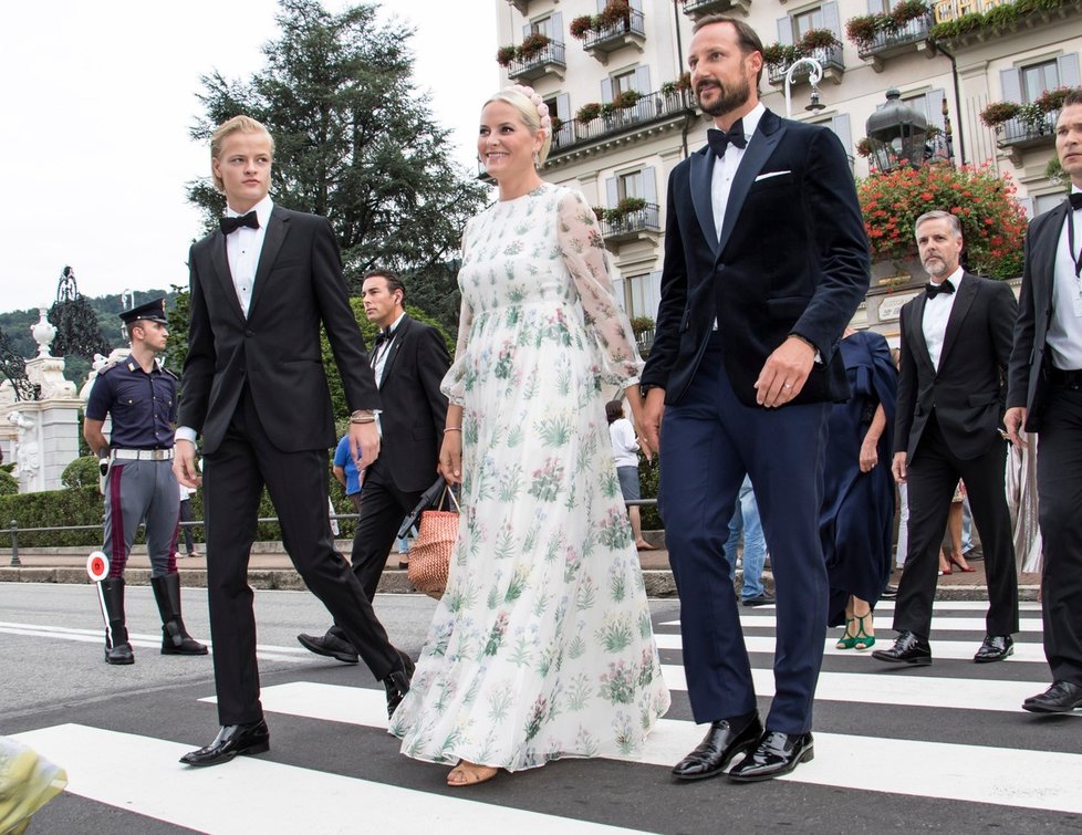 Norský korunní princ Haakon s princeznou Mette-Marit