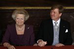 Královna Beatrix a budoucí král Willem-Alexander