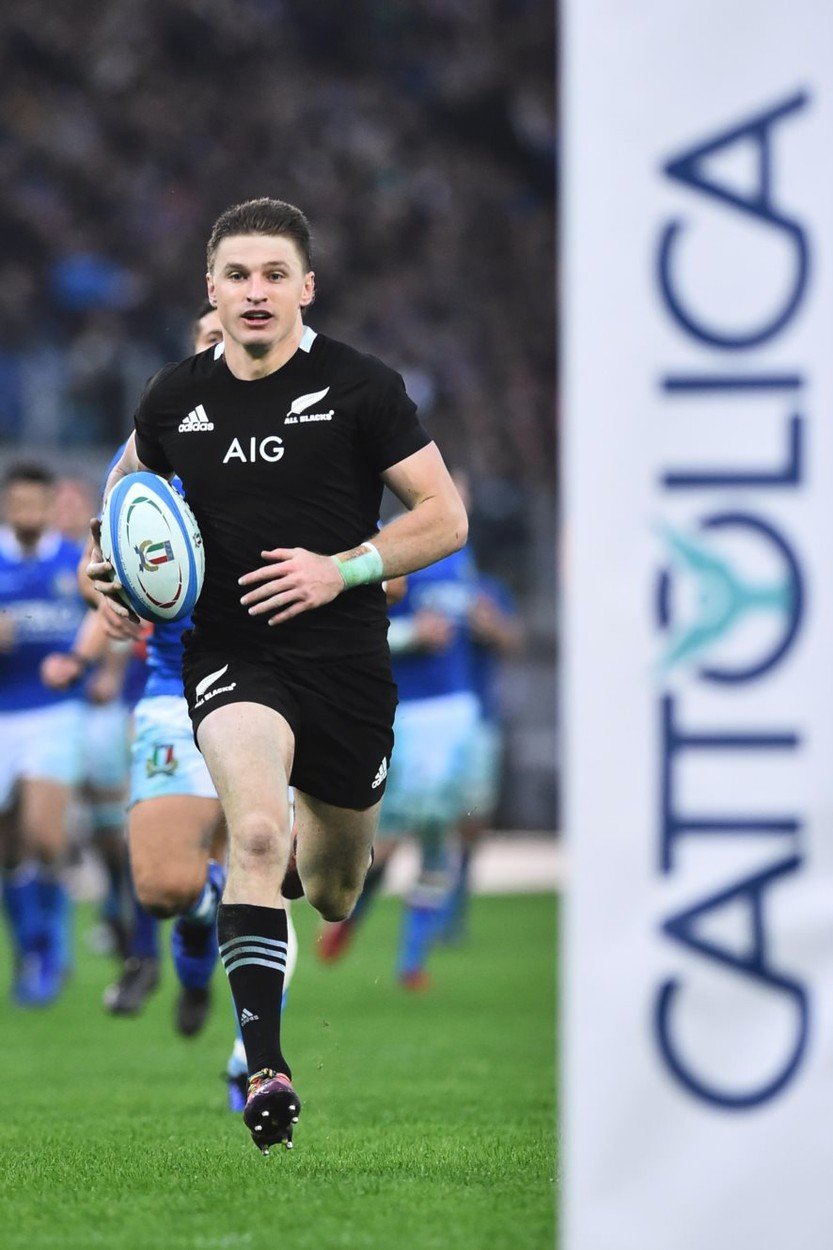 Jeden z nejlepších ragbistů světa Beauden Barrett z Nového Zélandu