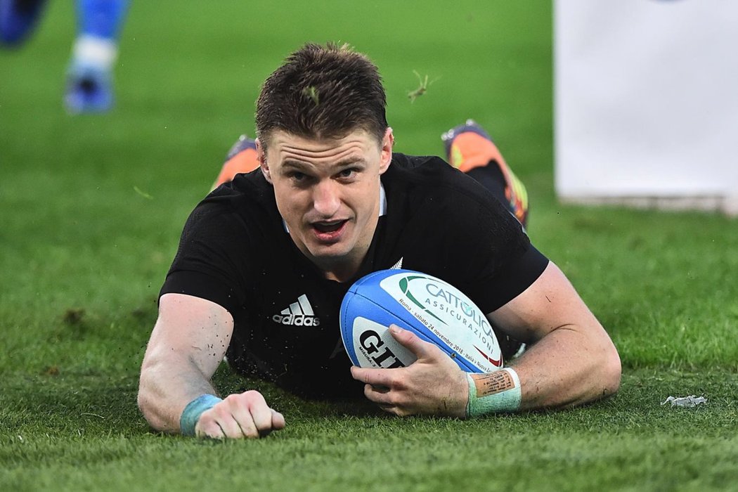 Jeden z nejlepších ragbistů světa Beauden Barrett z Nového Zélandu