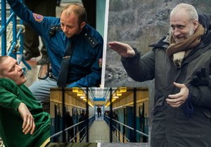 Peter Bebjak, režisér Devadesátek, natáčel svůj nový film Stínohra ve vězeňském prostředí.