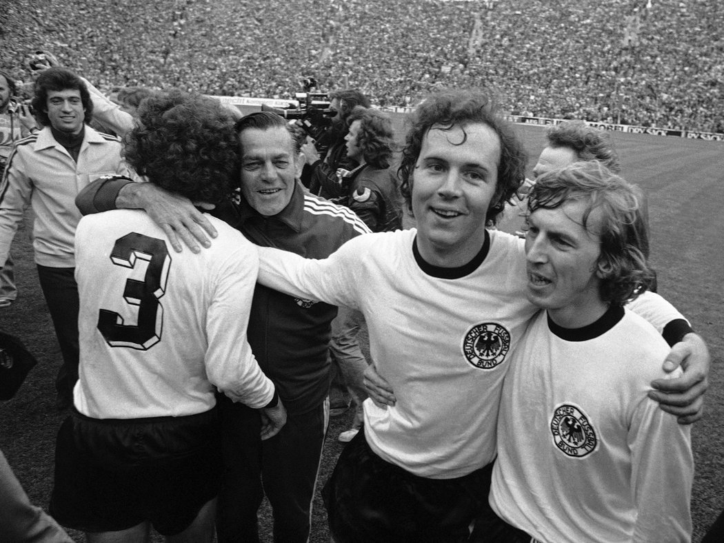 Beckenbauer vyhrál mistrovství světa v roce 1974