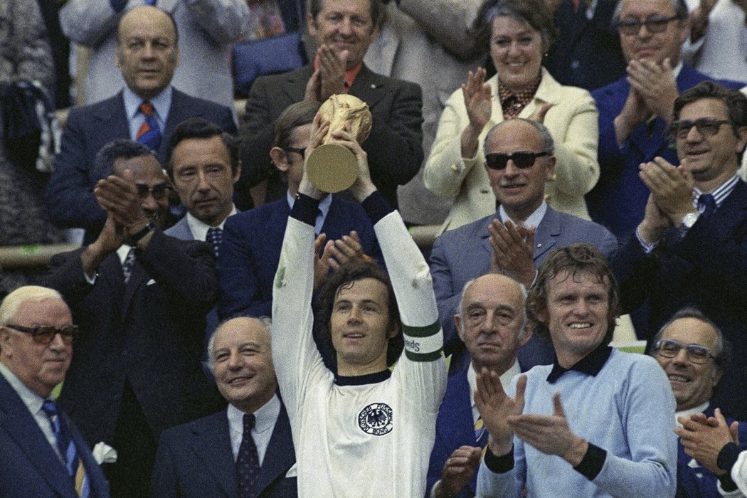 Beckenbauer vyhrál mistrovství světa v roce 1974