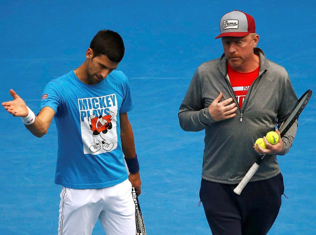 Boris Becker v rozhovoru s Novakem Djokovičem