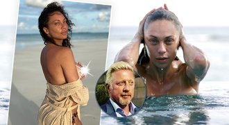 Bejvalka tenisty Beckera znovu provokuje. Lehká erotika na pláži! Bejvalka tenisty Beckera znovu provokuje. Lehká erotika na pláži!