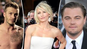 David Beckham, Cameron Diaz i Leonardo DiCaprio mají zvláštní fobie a úchylky
