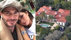 Beckhamovi prodali své sídlo se 6 ložnicemi a 9 koupelnami za 750 milionů! Že by krize ve vztahu?