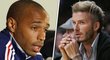 David Beckham a Thierry Henry