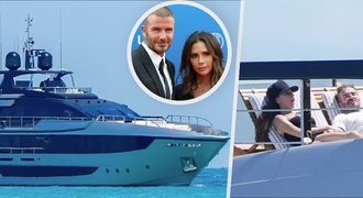 Beckham vyměnil plavidlo: Superjachta za 474 milionů