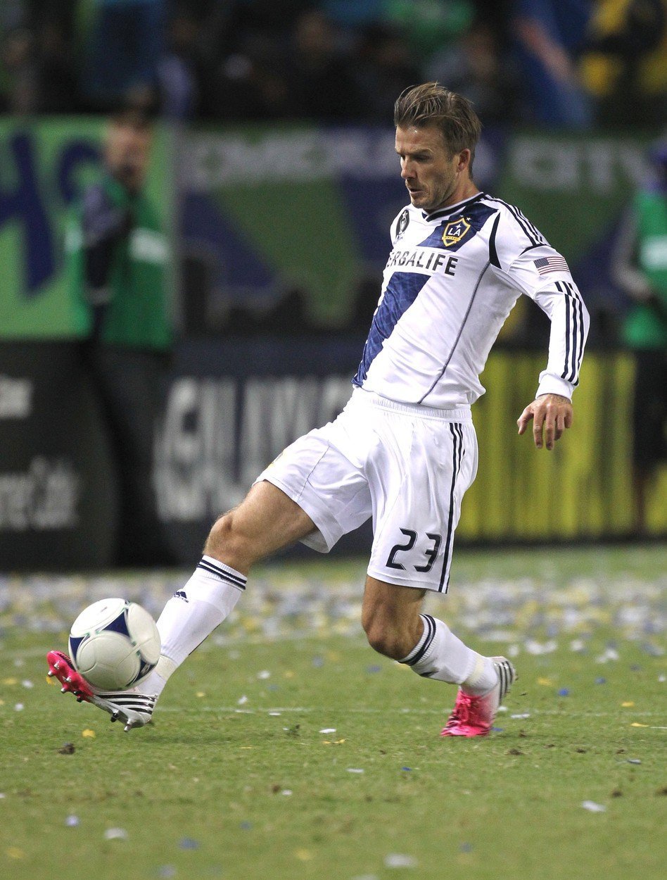 David Beckham v dresu Los Angeles Galaxy