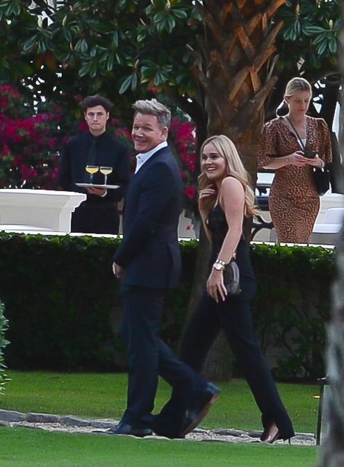 Předsvatební party Beckhamových: Kuchař Gordon Ramsay s manželkou.