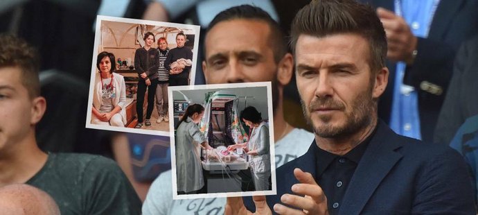 David Beckham pomáhá prostředním fondu UNICEF dětem v rozbombardované Ukrajibě